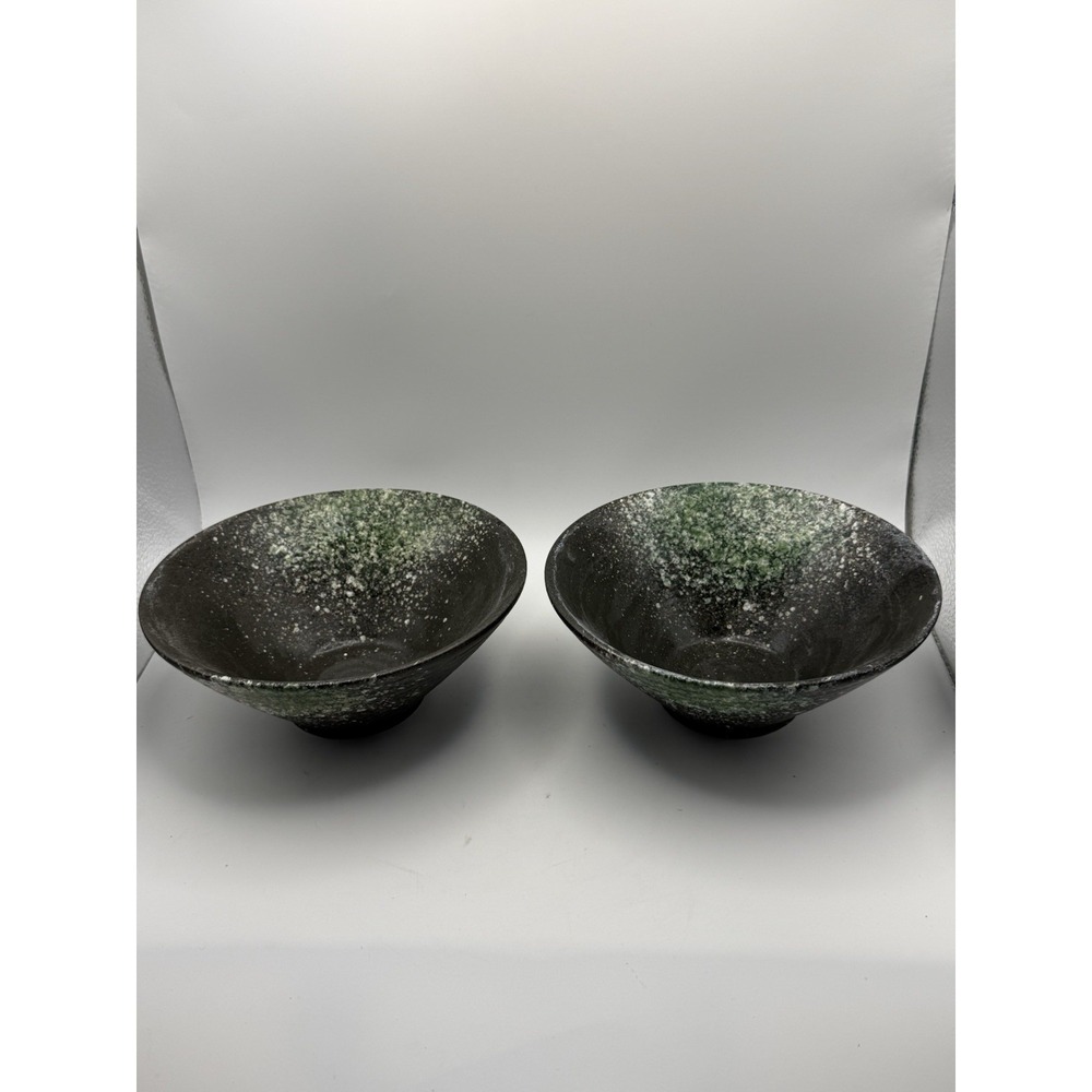 Large Ceramic Ramen Bowl Set of 2 Japanese‎ Porcelain Noodle Bowls 32 oz